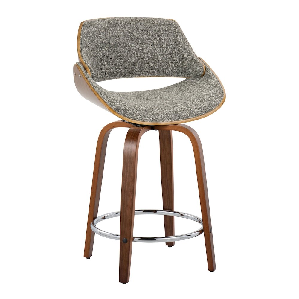 Fabrizzi 24" Fixed-Height Counter Stool - Set of 2