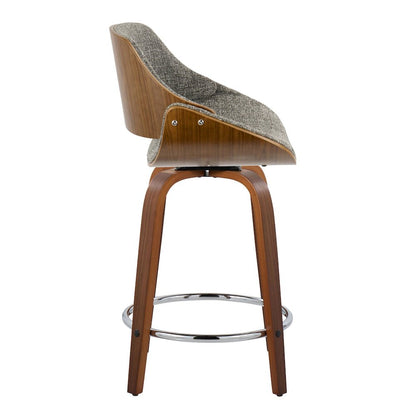Fabrizzi 24" Fixed-Height Counter Stool - Set of 2