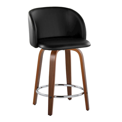 Fran 24" Fixed-Height Counter Stool - Set of 2
