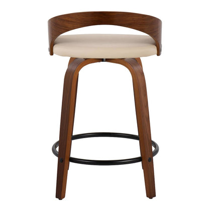 Grotto 24" Fixed-Height Counter Stool - Set of 2