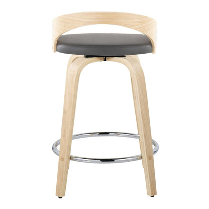 Grotto 24" Fixed-Height Counter Stool - Set of 2