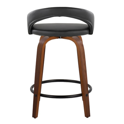 Grotto Upholstered 24" Fixed-Height Counter Stool - Set of 2