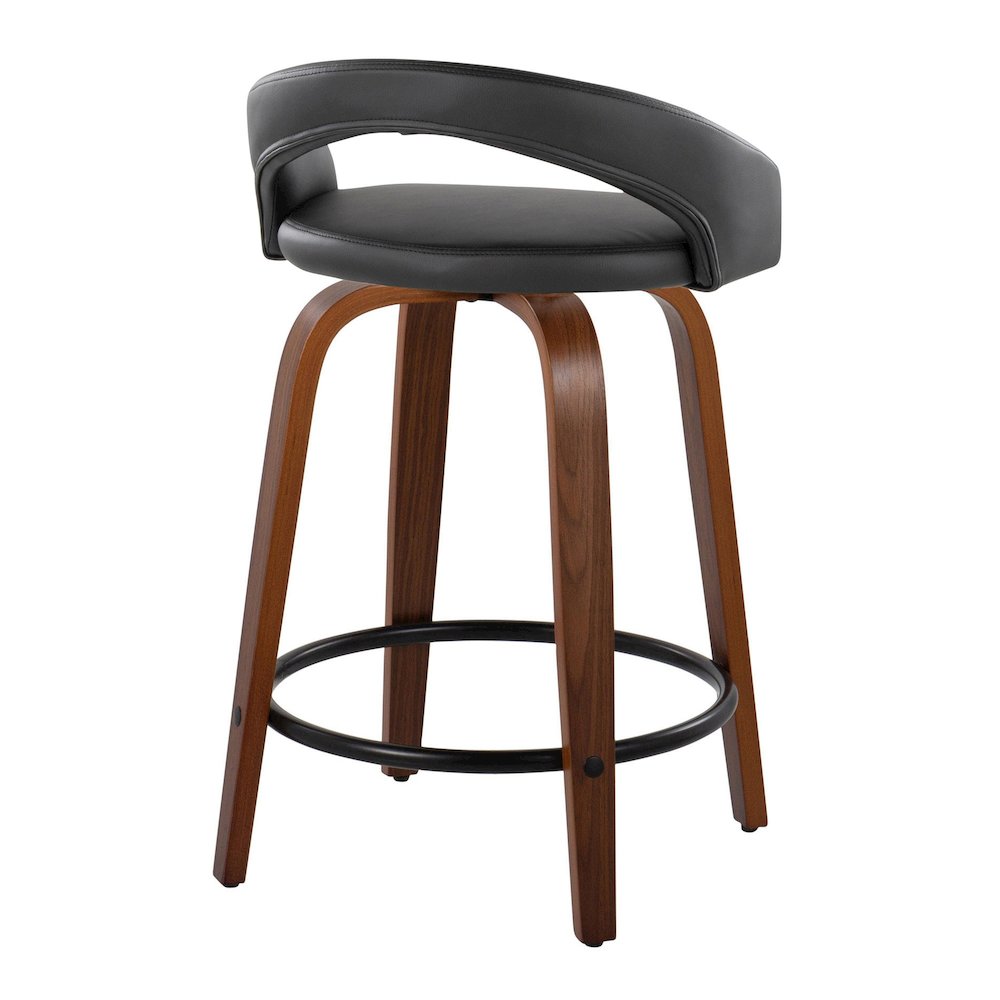 Grotto Upholstered 24" Fixed-Height Counter Stool - Set of 2