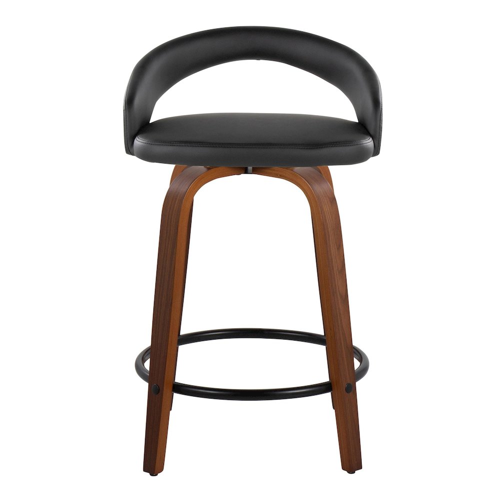 Grotto Upholstered 24" Fixed-Height Counter Stool - Set of 2