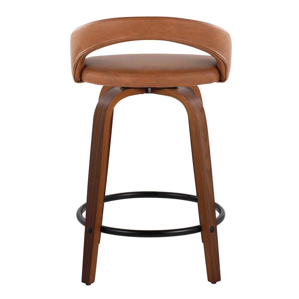 Grotto Upholstered 24" Fixed-Height Counter Stool - Set of 2