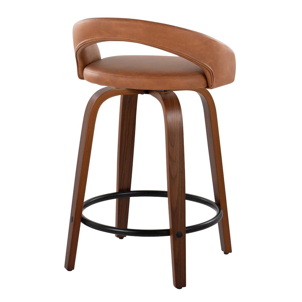Grotto Upholstered 24" Fixed-Height Counter Stool - Set of 2