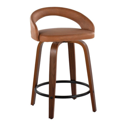 Grotto Upholstered 24" Fixed-Height Counter Stool - Set of 2
