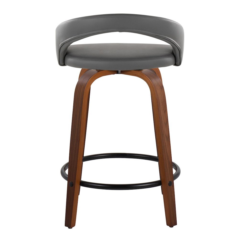 Grotto Upholstered 24" Fixed-Height Counter Stool - Set of 2