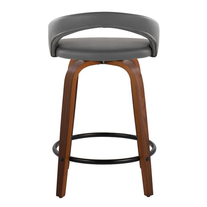 Grotto Upholstered 24" Fixed-Height Counter Stool - Set of 2