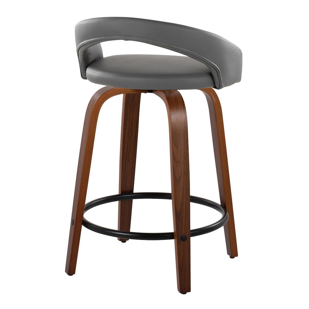 Grotto Upholstered 24" Fixed-Height Counter Stool - Set of 2