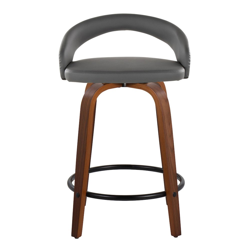 Grotto Upholstered 24" Fixed-Height Counter Stool - Set of 2