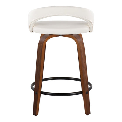 Grotto Upholstered 24" Fixed-Height Counter Stool - Set of 2