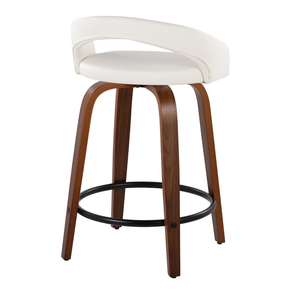 Grotto Upholstered 24" Fixed-Height Counter Stool - Set of 2