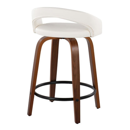Grotto Upholstered 24" Fixed-Height Counter Stool - Set of 2