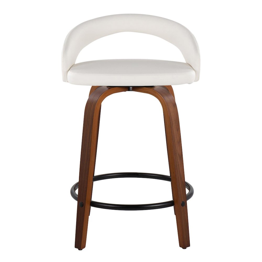 Grotto Upholstered 24" Fixed-Height Counter Stool - Set of 2