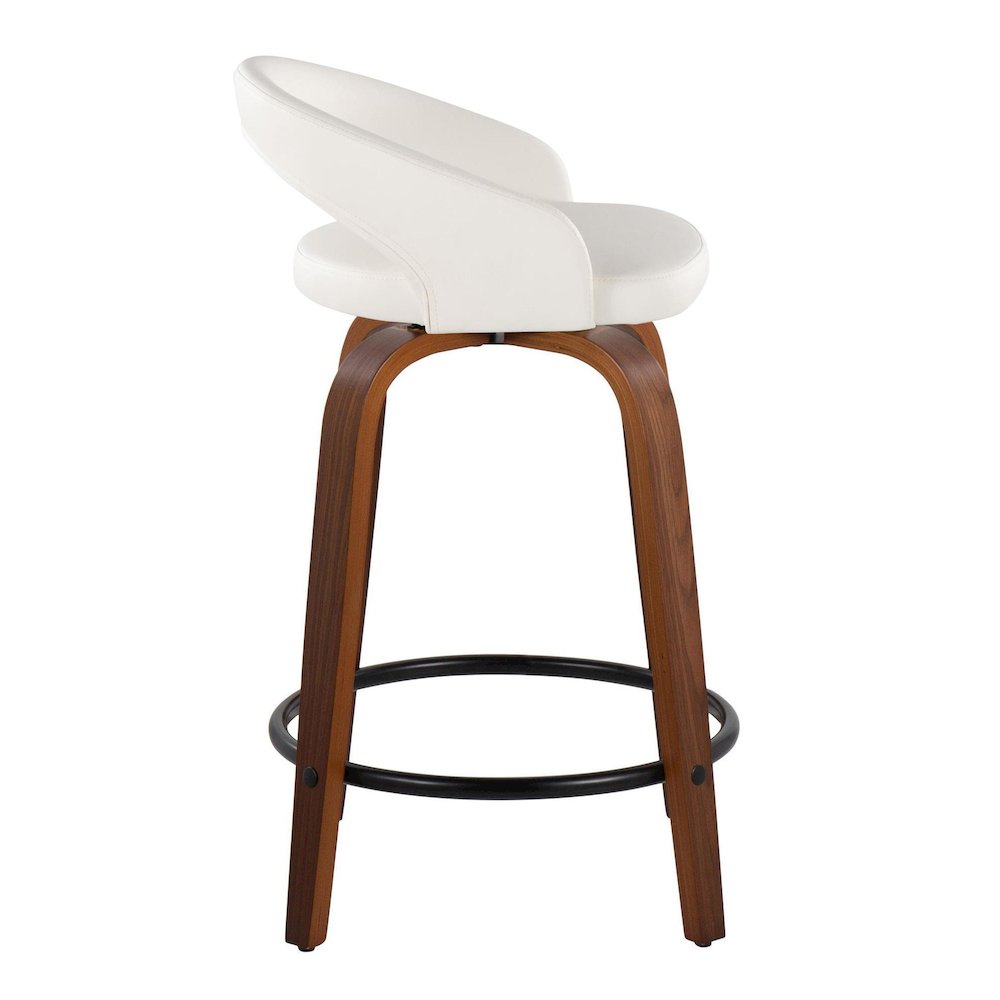 Grotto Upholstered 24" Fixed-Height Counter Stool - Set of 2
