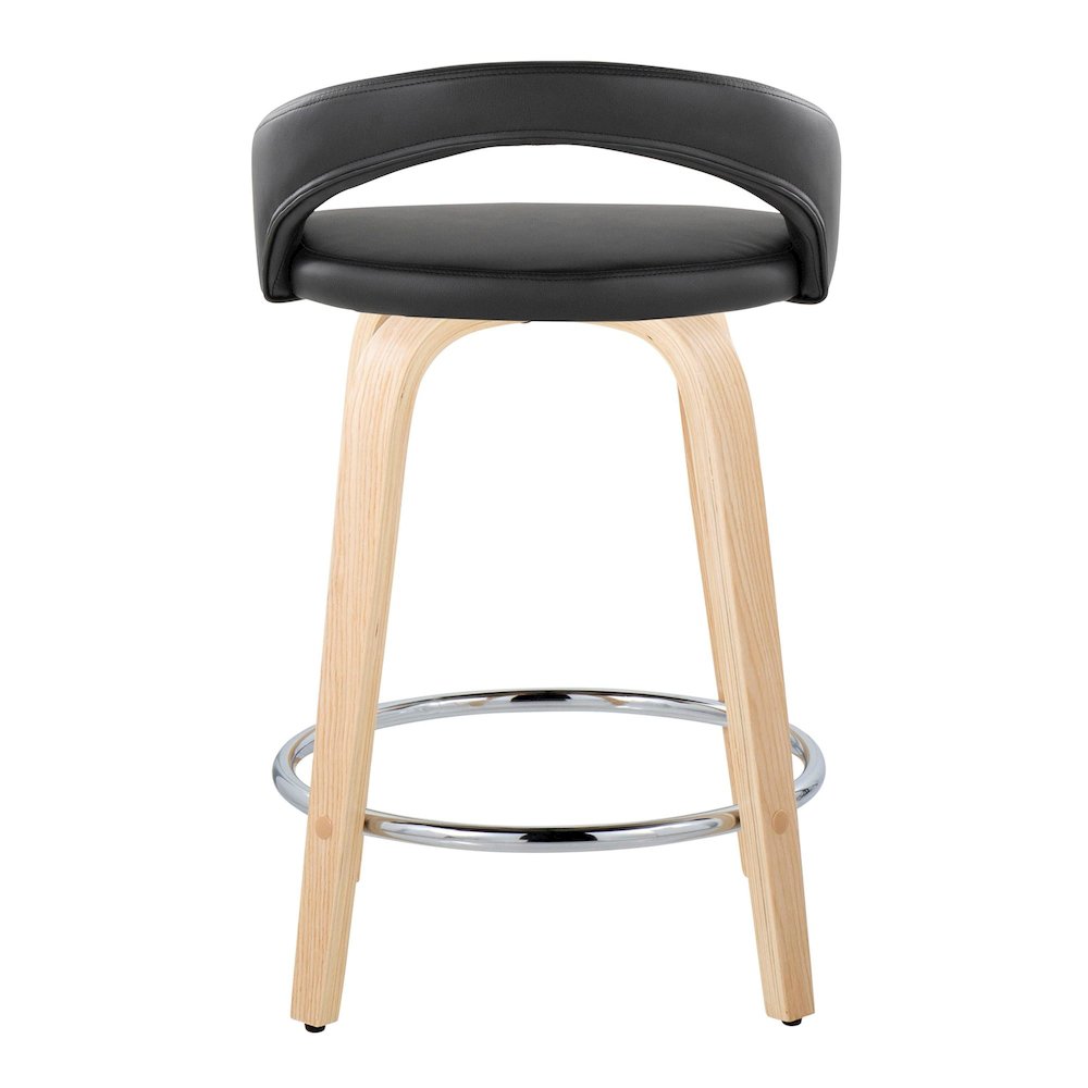 Grotto Upholstered 24" Fixed-Height Counter Stool - Set of 2