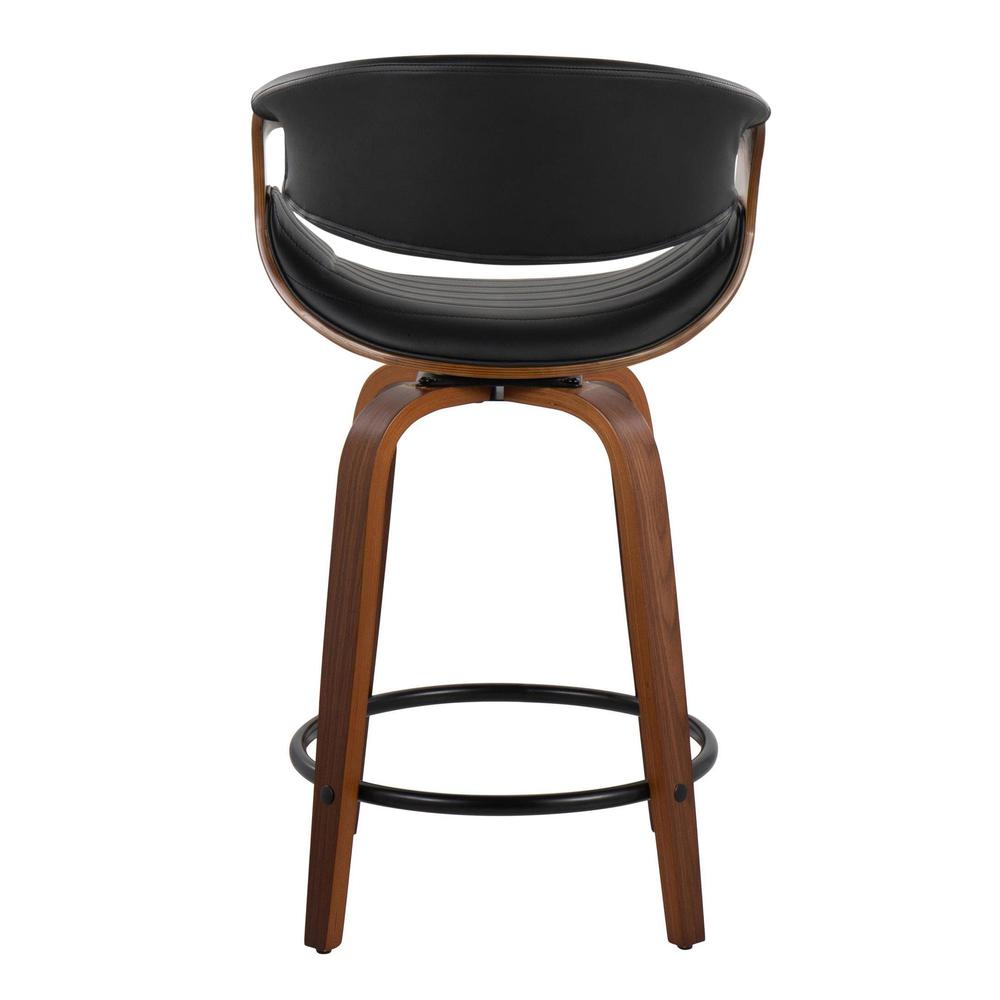 Brown Symphony 24" Fixed-Height Counter Stool - Set of 2