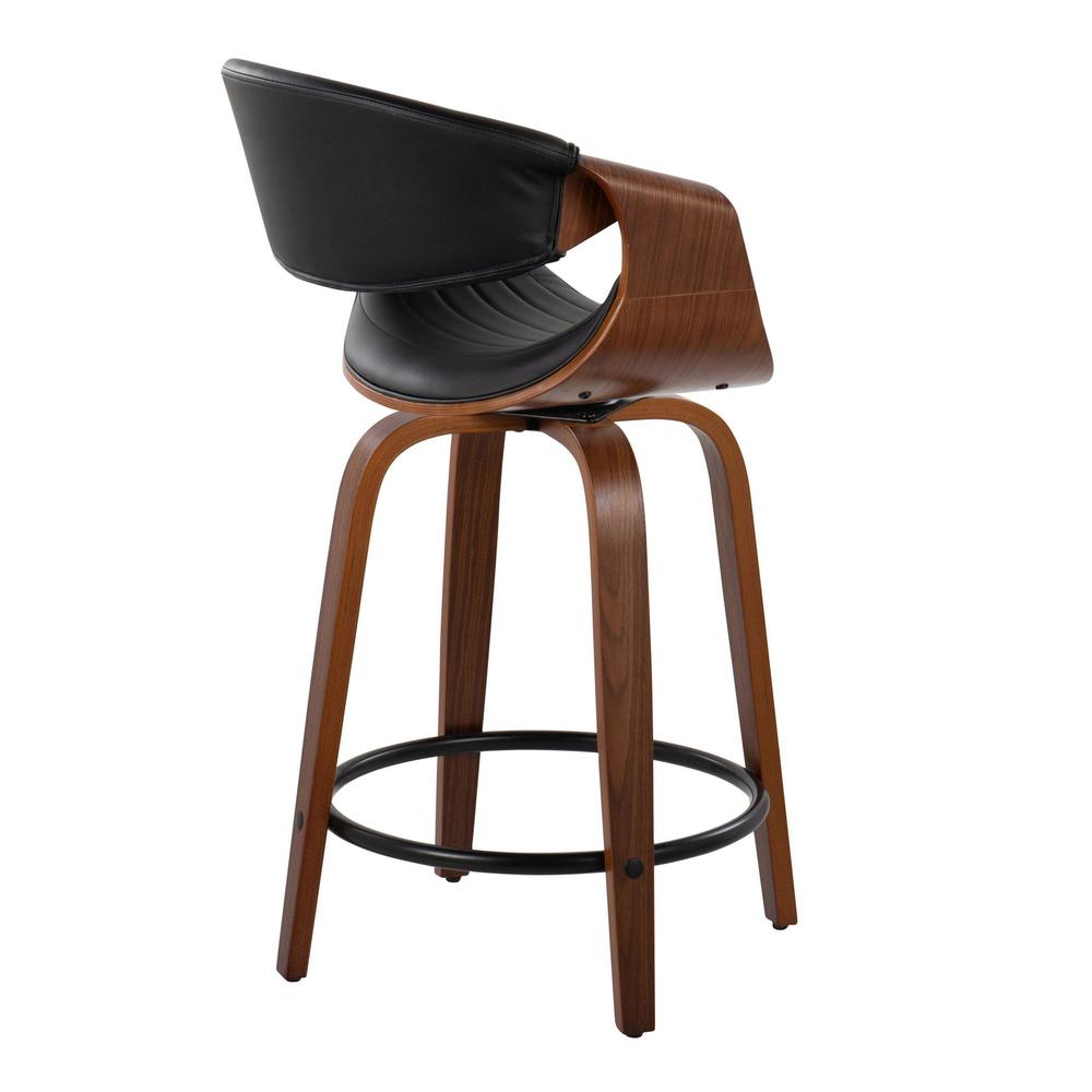 Brown Symphony 24" Fixed-Height Counter Stool - Set of 2
