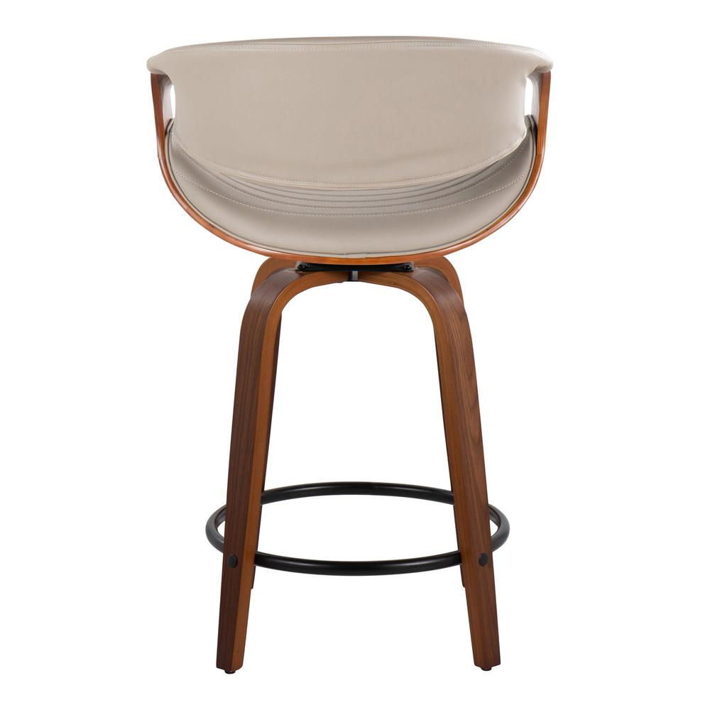 Brown Symphony 24" Fixed-Height Counter Stool - Set of 2