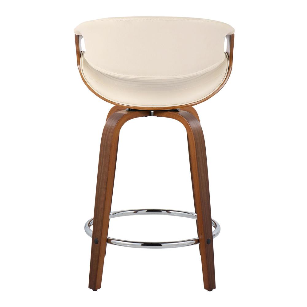 Brown Symphony 24" Fixed-Height Counter Stool - Set of 2