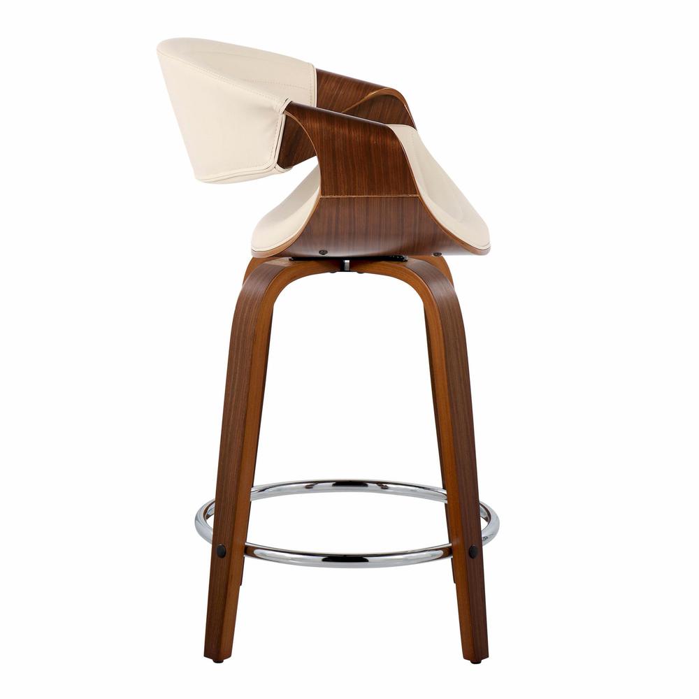 Brown Symphony 24" Fixed-Height Counter Stool - Set of 2