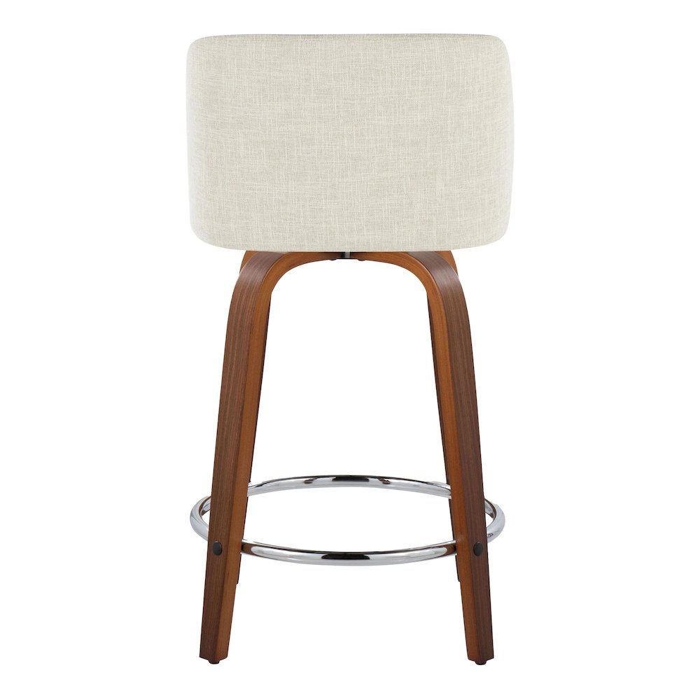 Toriano 24" Fixed-Height Counter Stool - Set of 2