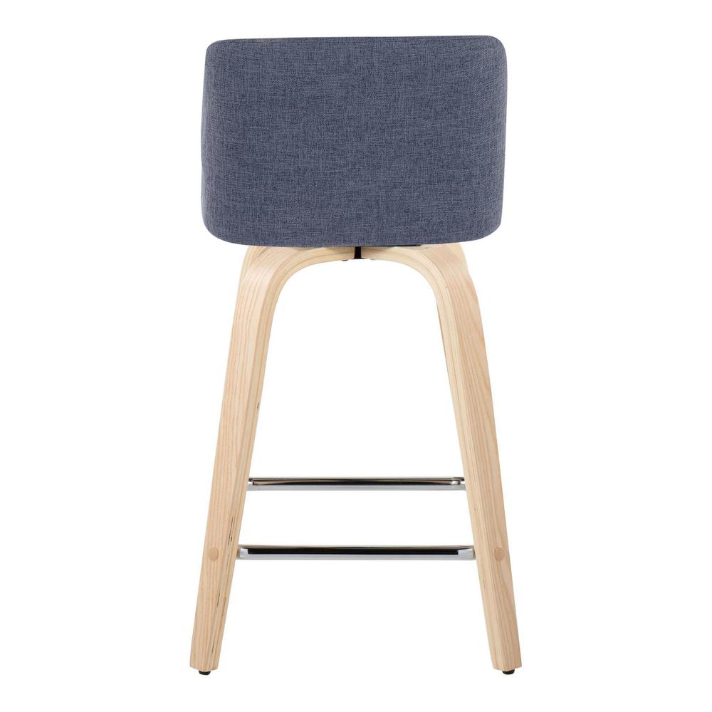 Brown Toriano 24" Fixed-Height Counter Stool - Set of 2