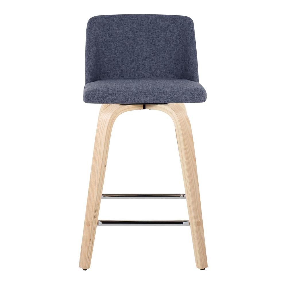 Brown Toriano 24" Fixed-Height Counter Stool - Set of 2