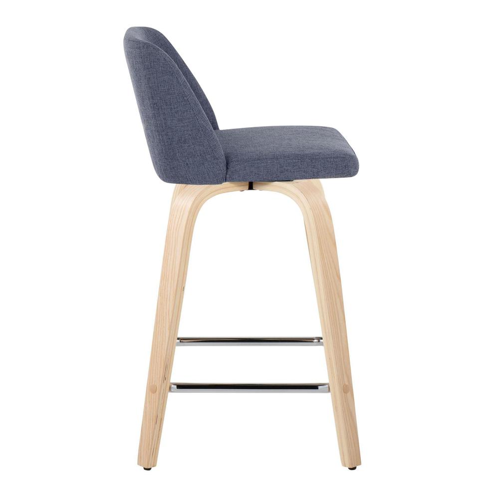 Brown Toriano 24" Fixed-Height Counter Stool - Set of 2