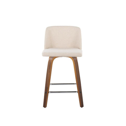 Brown Toriano 24" Fixed Height Counter Stool - Set of 2