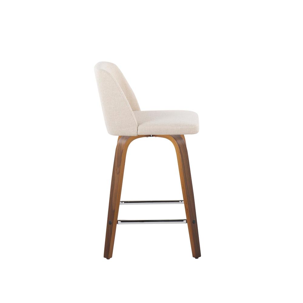 Brown Toriano 24" Fixed Height Counter Stool - Set of 2