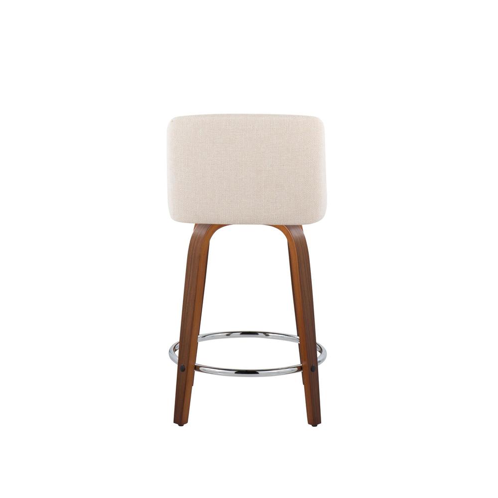 Brown Toriano 24" Fixed Height Counter Stool - Set of 2