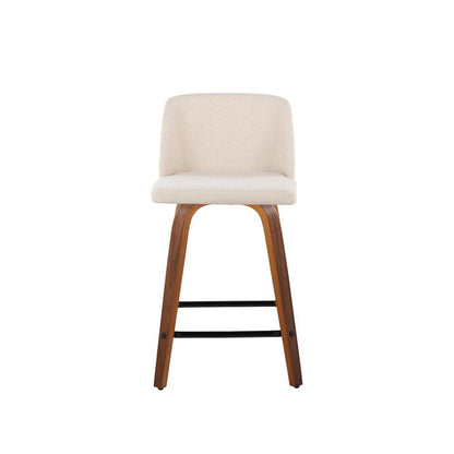 Brown Toriano 24" Fixed Height Counter Stool - Set of 2