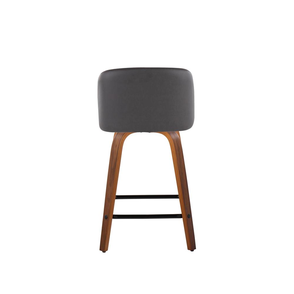 Brown Toriano 24" Fixed Height Counter Stool - Set of 2