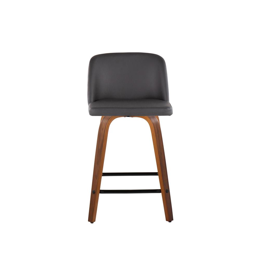 Brown Toriano 24" Fixed Height Counter Stool - Set of 2