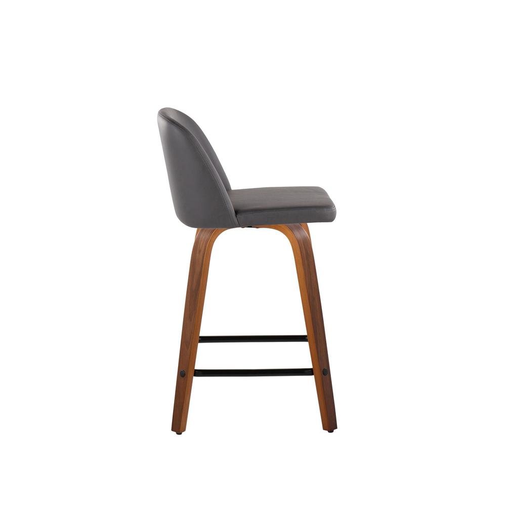 Brown Toriano 24" Fixed Height Counter Stool - Set of 2