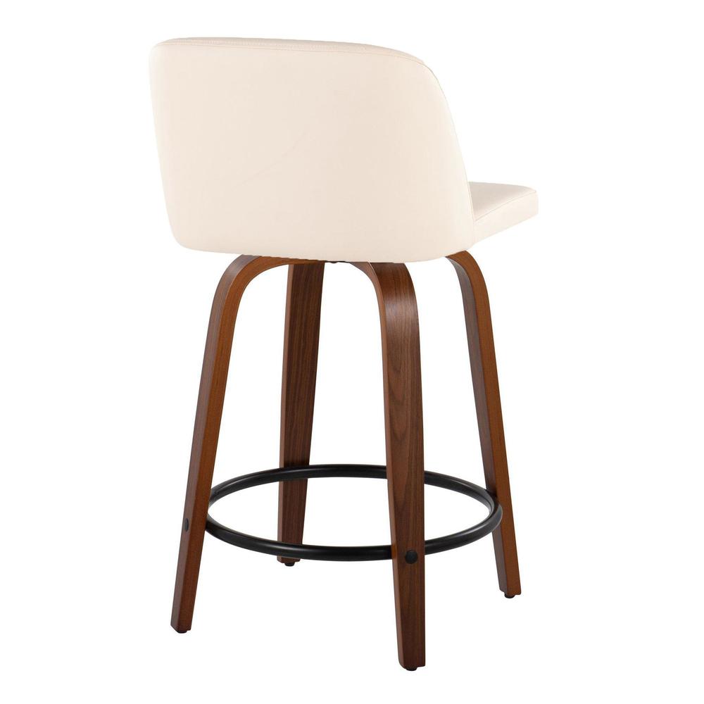 Multi Toriano 24" Fixed-Height Counter Stool - Set of 2