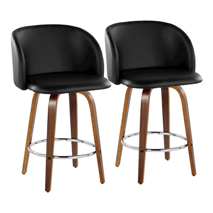 Fran 25" Fixed-Height Counter Stool - Set of 2