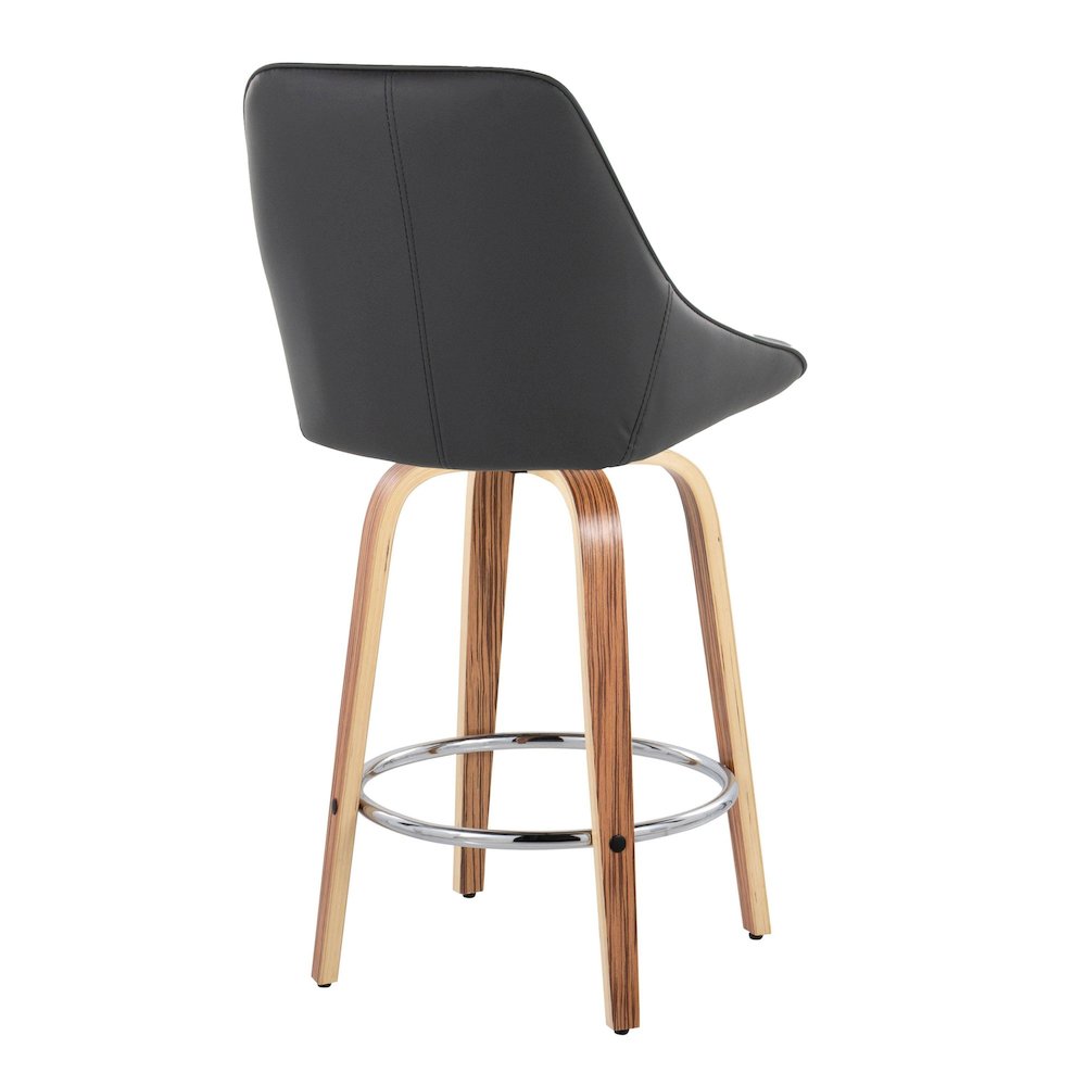 Diana 26" Fixed-Height Counter Stool - Set of  2