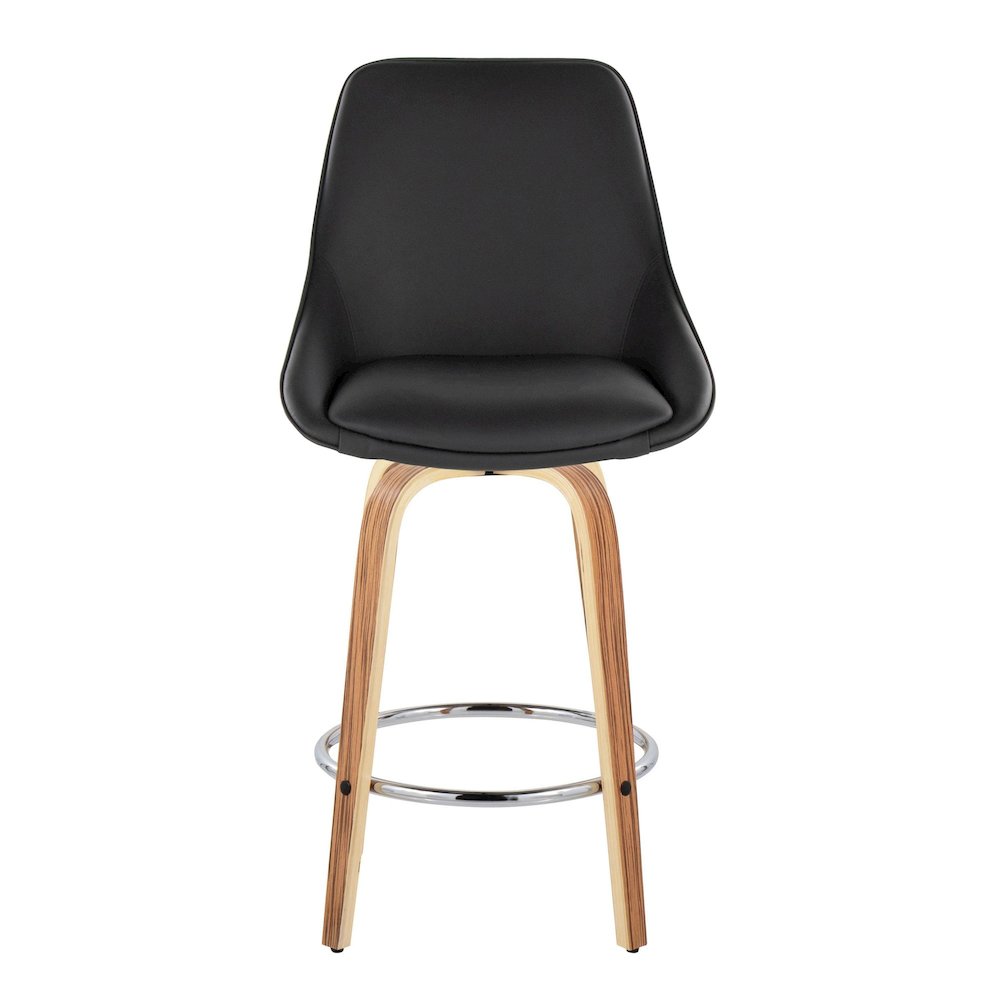 Diana 26" Fixed-Height Counter Stool - Set of  2