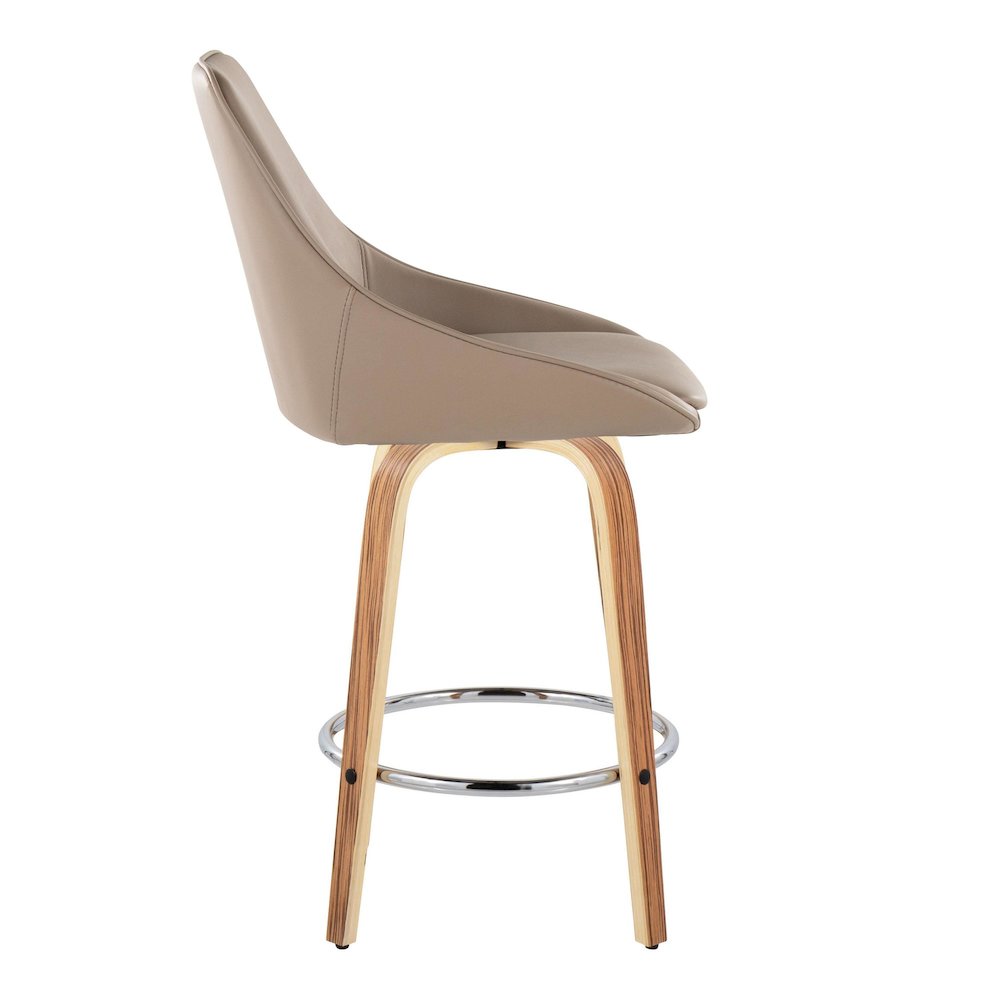 Diana 26" Fixed-Height Counter Stool - Set of  2