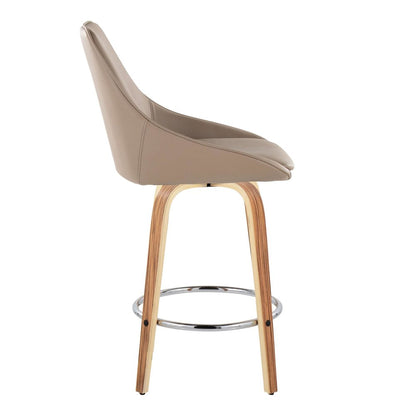 Diana 26" Fixed-Height Counter Stool - Set of  2