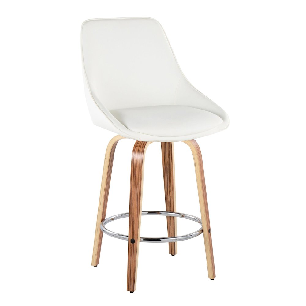 Diana 26" Fixed-Height Counter Stool - Set of  2