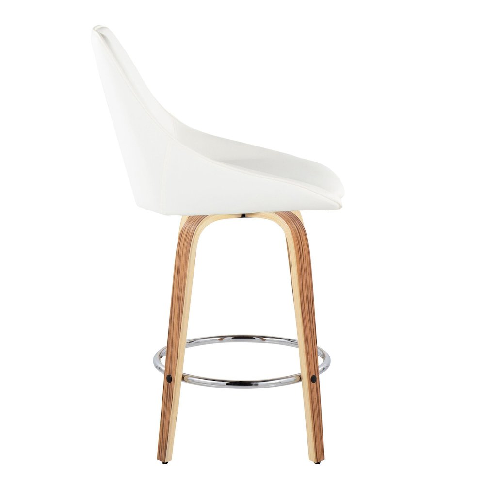 Diana 26" Fixed-Height Counter Stool - Set of  2