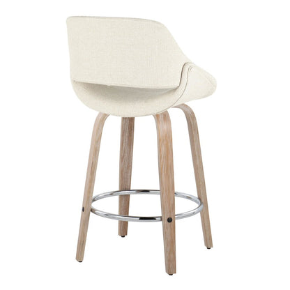 Fabrico 26" Fixed-Height Counter Stool - Set of 2