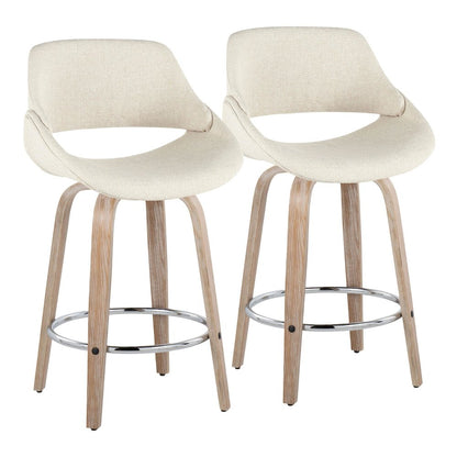 Fabrico 26" Fixed-Height Counter Stool - Set of 2