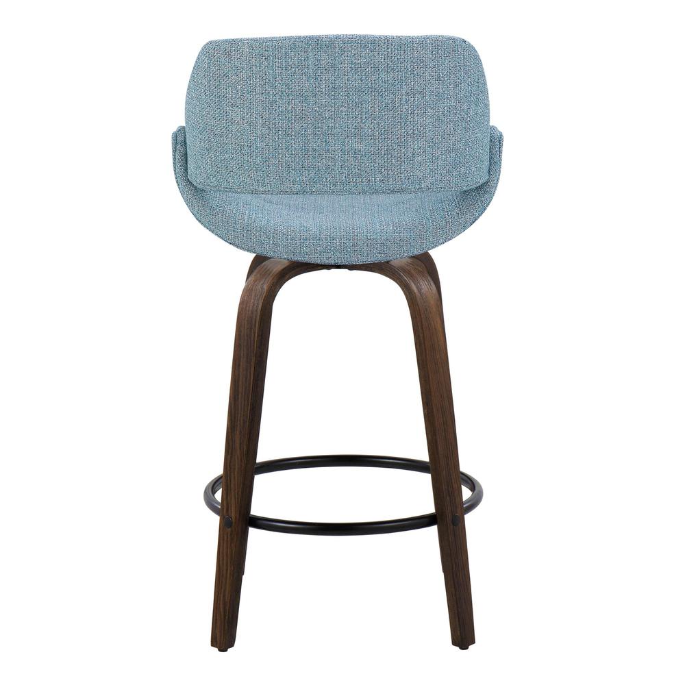 Brown Fabrico 26" Fixed-Height Counter Stool - Set of 2