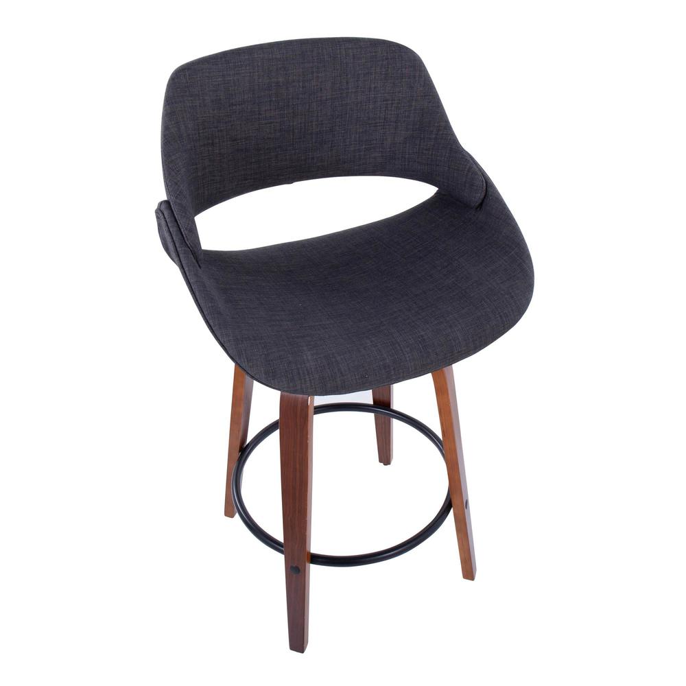 Multi Fabrico 26" Fixed-Height Counter Stool - Set of 2
