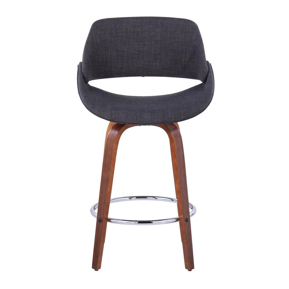 Multi Fabrico 26" Fixed-Height Counter Stool - Set of 2